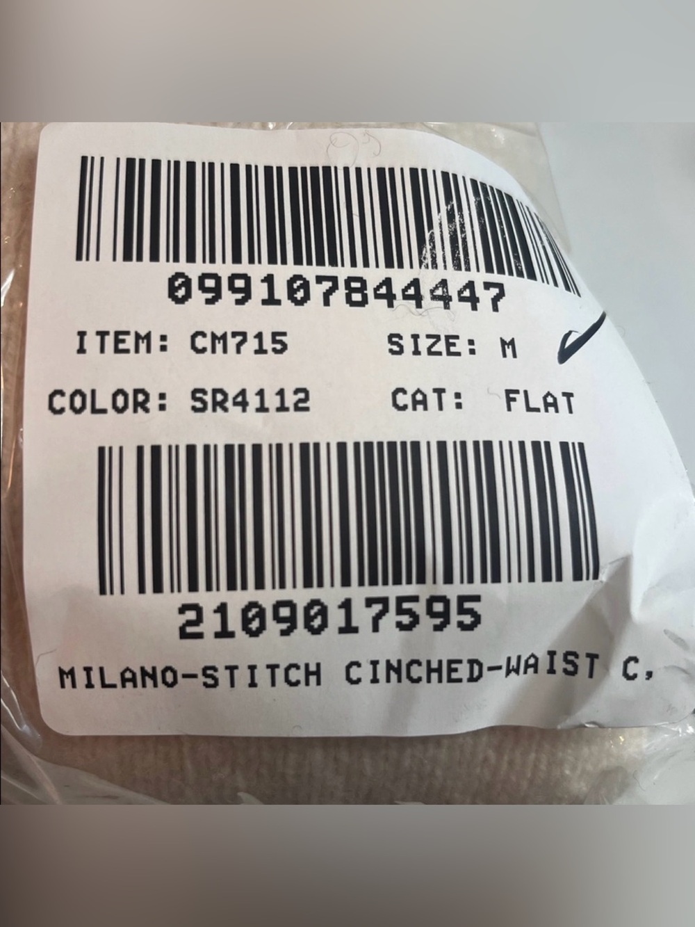 J.Crew Milano-stitch cinched-waist cardigan in ivory - Picture 6 of 8